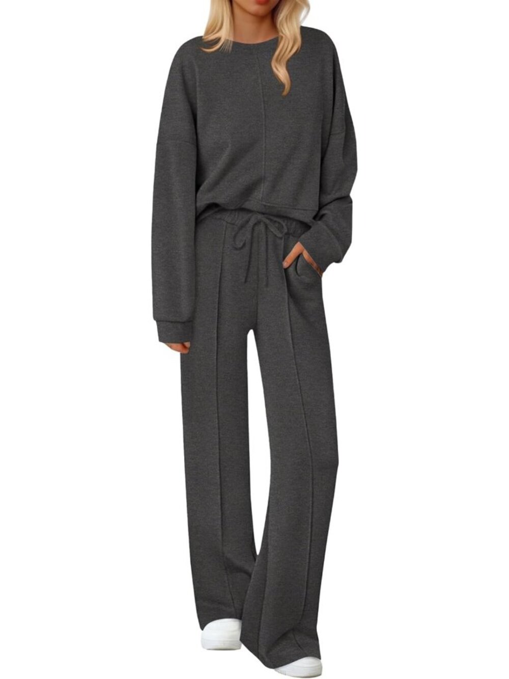 Cozy 2-Piece Long Sleeve Pajama Set for Women | Soft Sleepwear & Loungewear